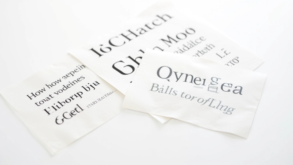 Campioni di font diversi su sfondo chiaro, serif e sans-serif affiancati, studio di contrasti tipografici